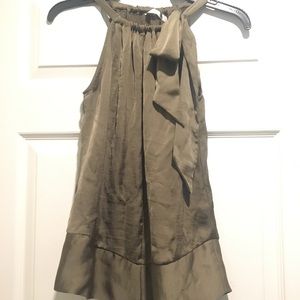 Halter top with bow NY&CO Olive green